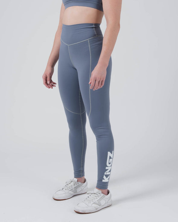 Spats de Grappling Kore pour Femmes - Bleu Fumée