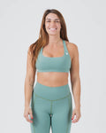 Kore Women's Sports Bra - Green Light Green from Kingz