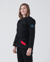 The ONE Women's Jiu Jitsu Gi - Smoke Blue Edition - Black