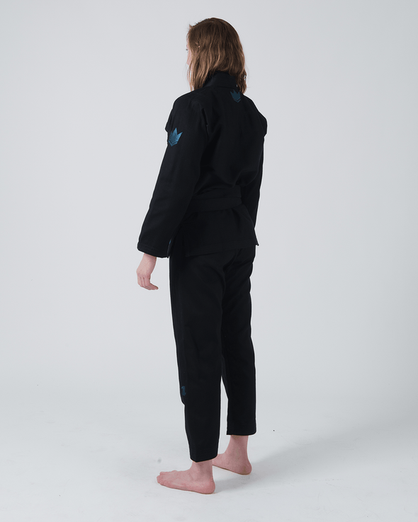 The ONE Women's Jiu Jitsu Gi - Smoke Blue Edition - Black