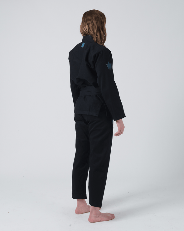 The ONE Women's Jiu Jitsu Gi - Smoke Blue Edition - Black