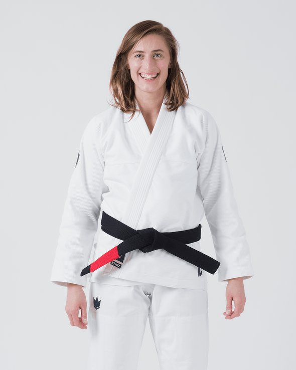 The ONE Women's Jiu Jitsu Gi - Smoke Blue Edition - White