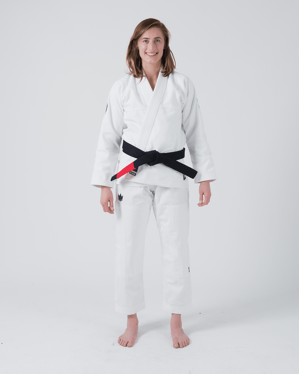 The ONE Women's Jiu Jitsu Gi - Smoke Blue Edition - White