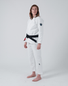 The ONE Women's Jiu Jitsu Gi - Smoke Blue Edition - White