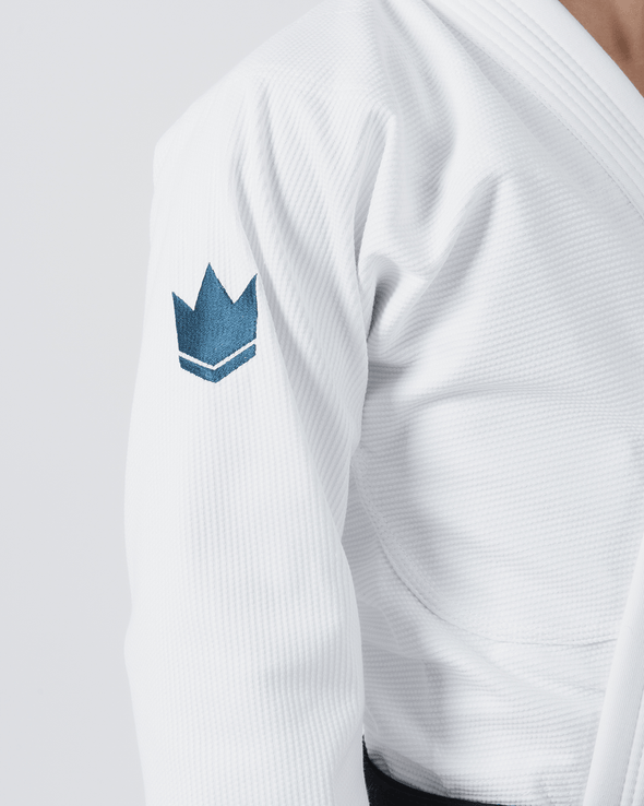 The ONE Jiu Jitsu Gi - Smoke Blue Edition - White