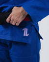 The ONE Womens Jiu Jitsu Gi - Bleu/Lavande - Ceinture blanche GRATUITE