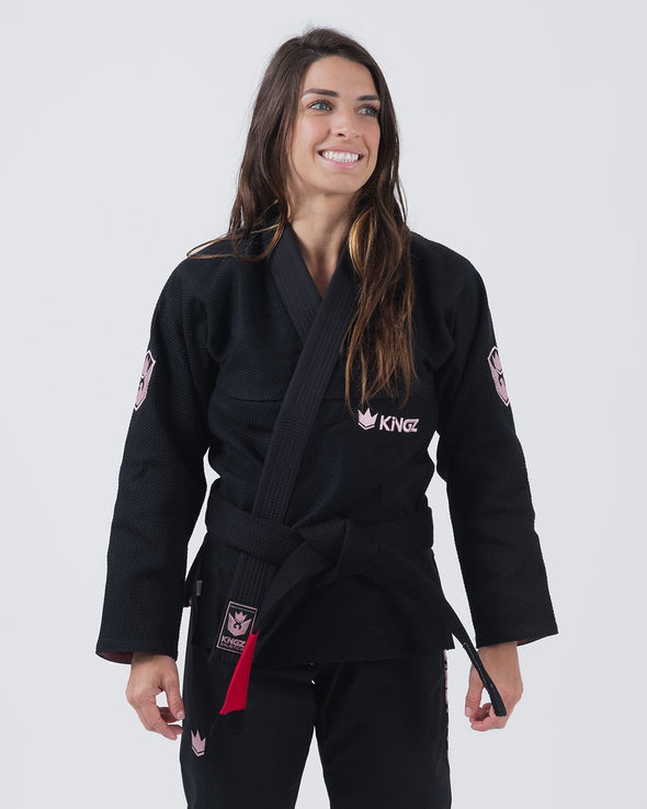 Balistico 3.0 Women's Jiu Jitsu Gi - RosÃ¨ Edition - Black
