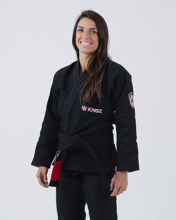Balistico 3.0 Women's Jiu Jitsu Gi - RosÃ¨ Edition - Black
