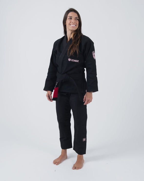 Balistico 3.0 Women's Jiu Jitsu Gi - RosÃ¨ Edition - Black