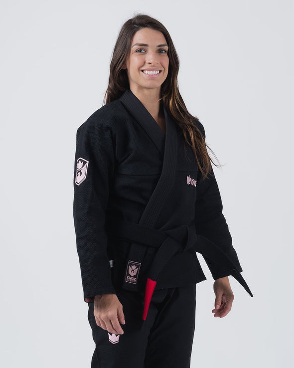 Balistico 3.0 Women's Jiu Jitsu Gi - RosÃ¨ Edition - Black