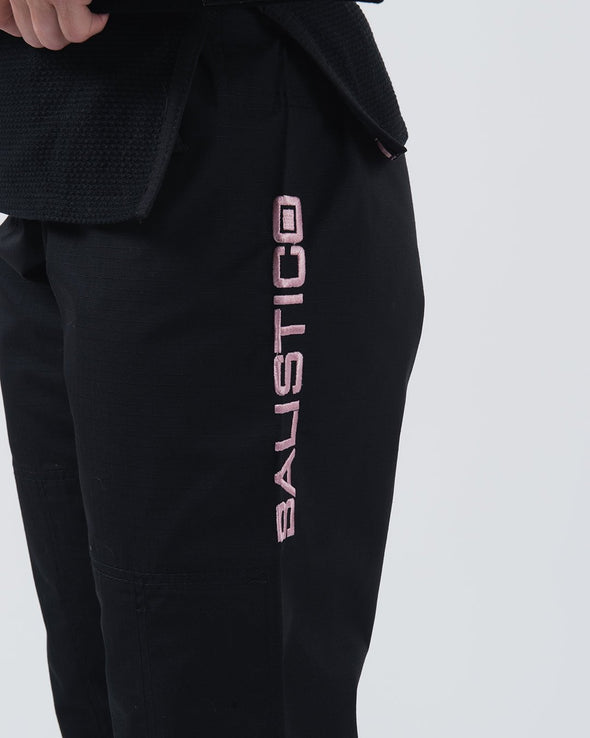 Balistico 3.0 Women's Jiu Jitsu Gi - RosÃ¨ Edition - Black