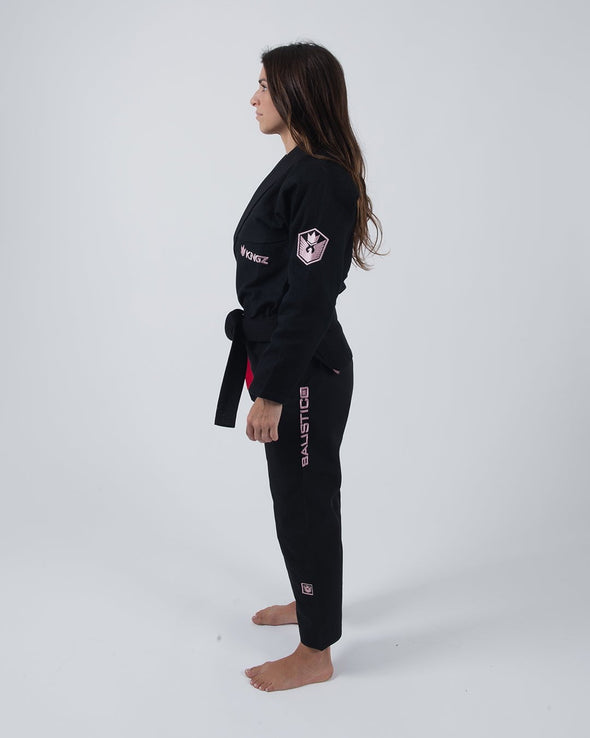 Balistico 3.0 Women's Jiu Jitsu Gi - RosÃ¨ Edition - Black