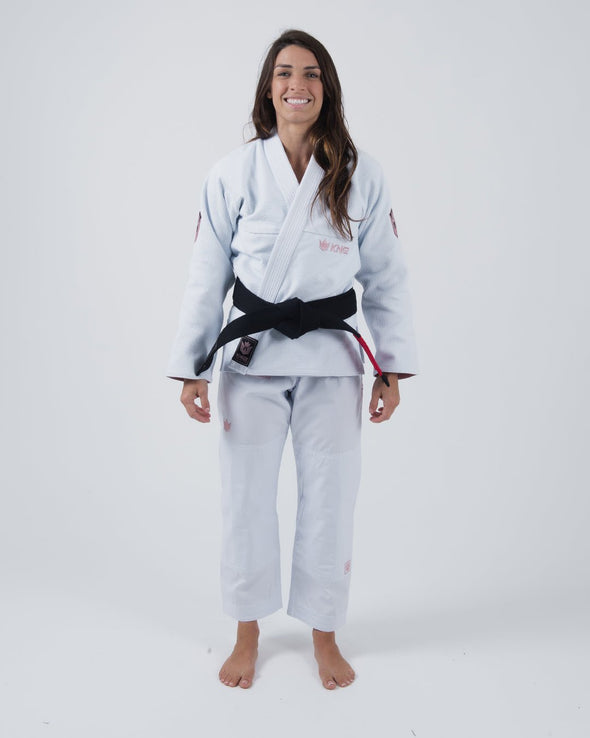 Balistico 3.0 Women's Jiu Jitsu Gi - Rose Edition - White