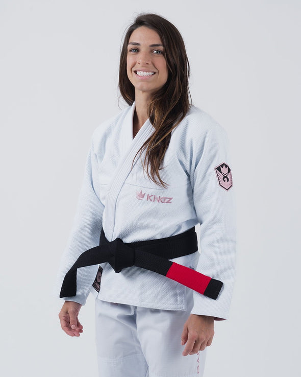 Gi Jiu Jitsu Balistico 3.0 pour femmes - Édition Rose - Blanc