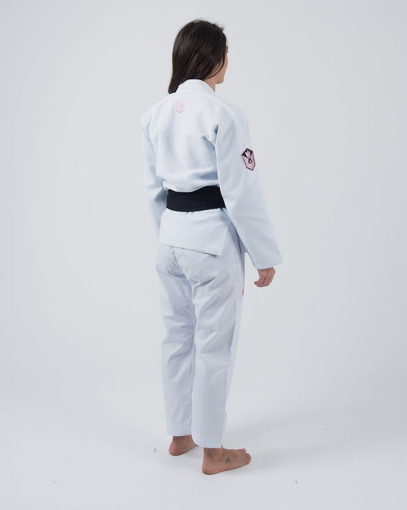 Gi Jiu Jitsu Balistico 3.0 pour femmes - Édition Rose - Blanc