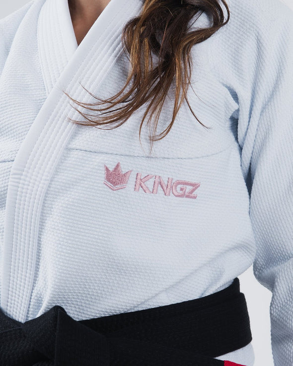 Balistico 3.0 Women's Jiu Jitsu Gi - RosÃ¨ Edition - White