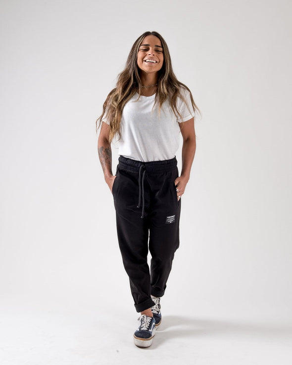 Casual Cotton Gi Pant - Black