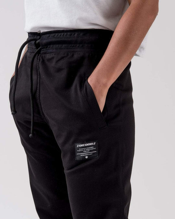 Casual Cotton Gi Pant - Black