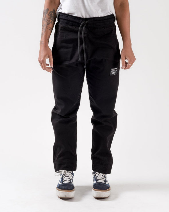 Casual Cotton Gi Pant - Black