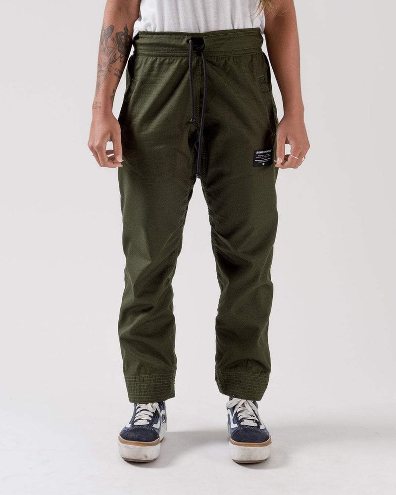 Pantalon Gi décontracté Rip Stop - Vert militaire