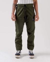 Kingz-Casual Rip Stop Gi Pant - Military Green