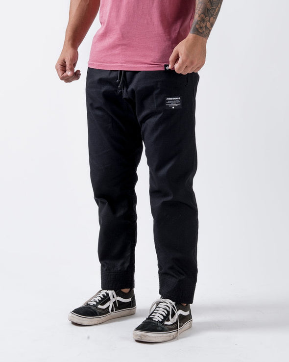 Casual Rip Stop Gi Pant - Black