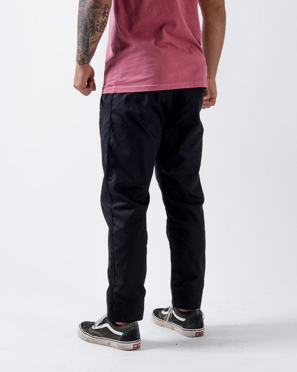 Casual Rip Stop Gi Pant - Black