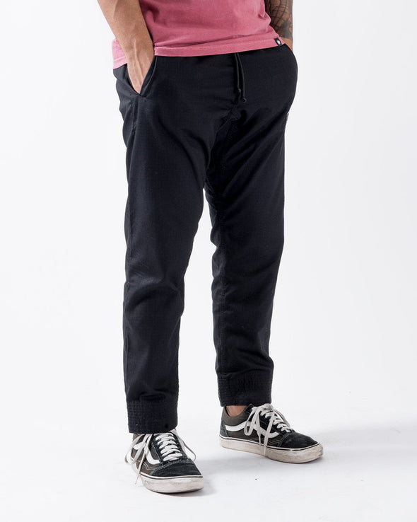 Casual Rip Stop Gi Pant - Black