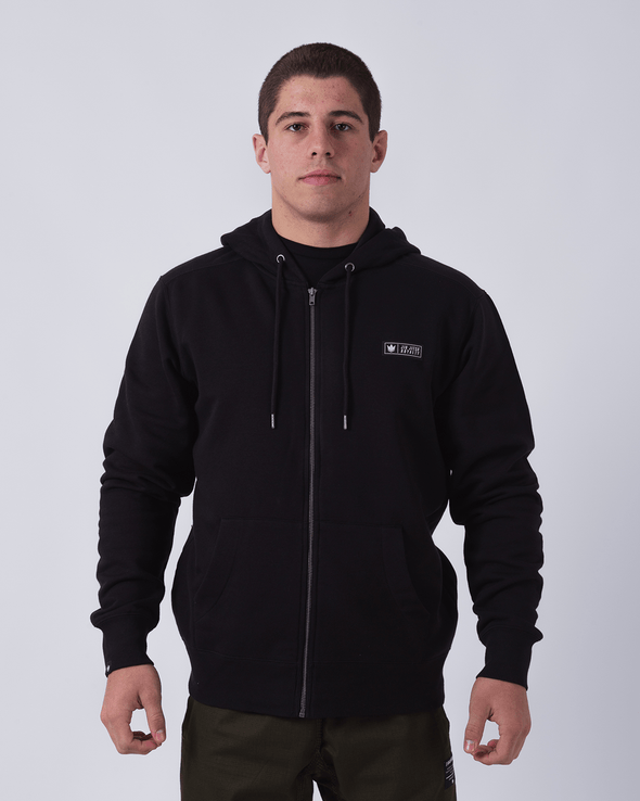 Ripple Zip Up Hoodie
