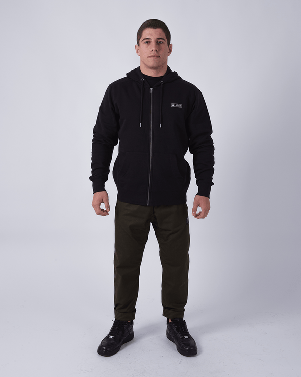 Ripple Zip Up Hoodie