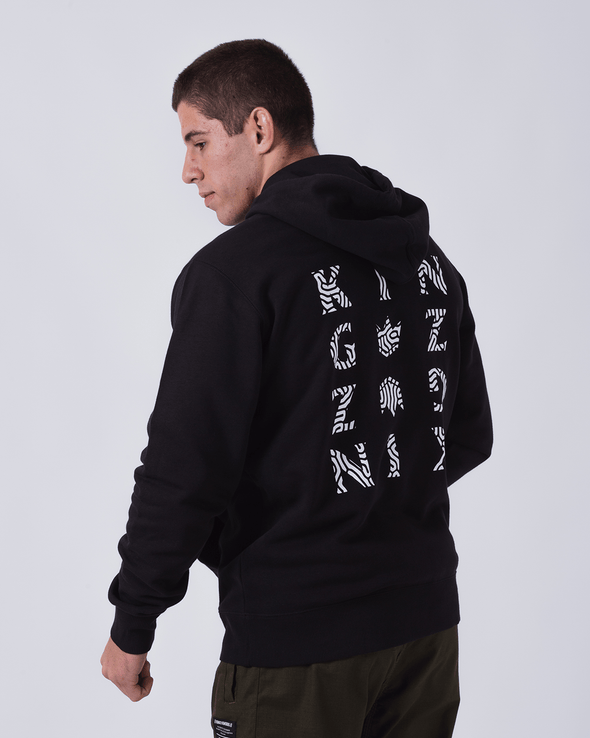 Ripple Zip Up Hoodie