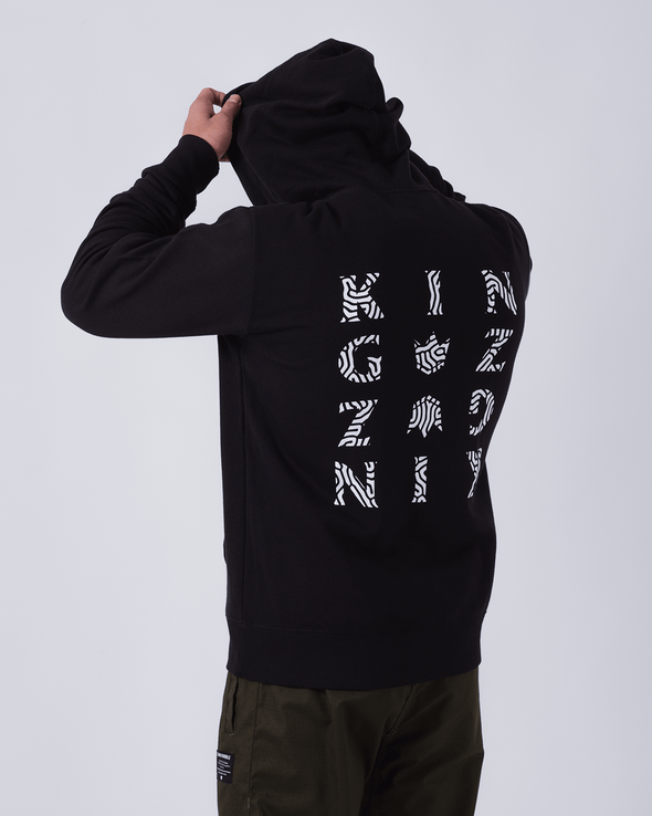 Ripple Zip Up Hoodie