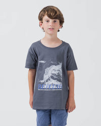 Be Fluid Youth Tee Charcoal from Kingz