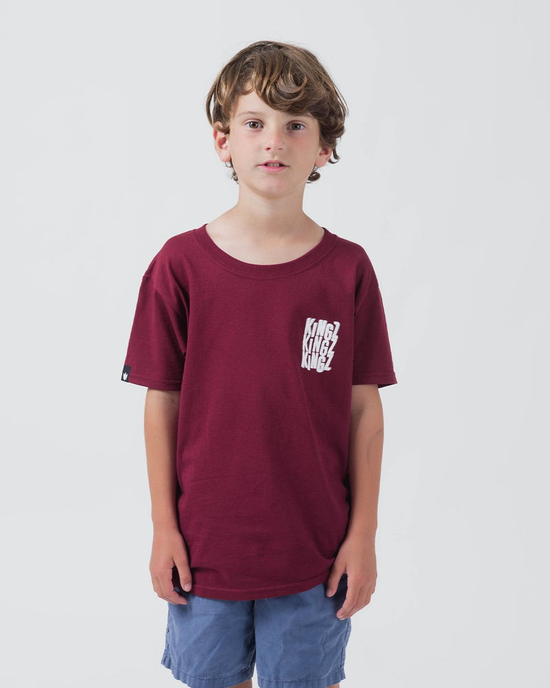Quake Youth Tee - Maroon