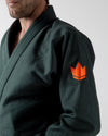The ONE Jiu Jitsu Gi - Forest Green - FREE White Belt