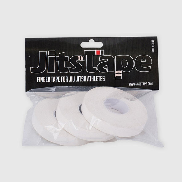 JitsTape Finger Tape - 3 Rolls 1/2" x 15 yards - WHITE - Fighters Market