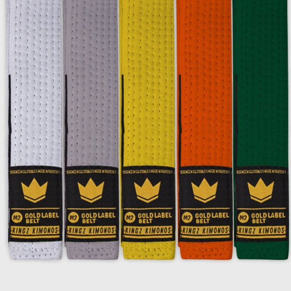 Kingz Gold Label V2 Kids Belt - Solid Color - KINGZ KIMONOS