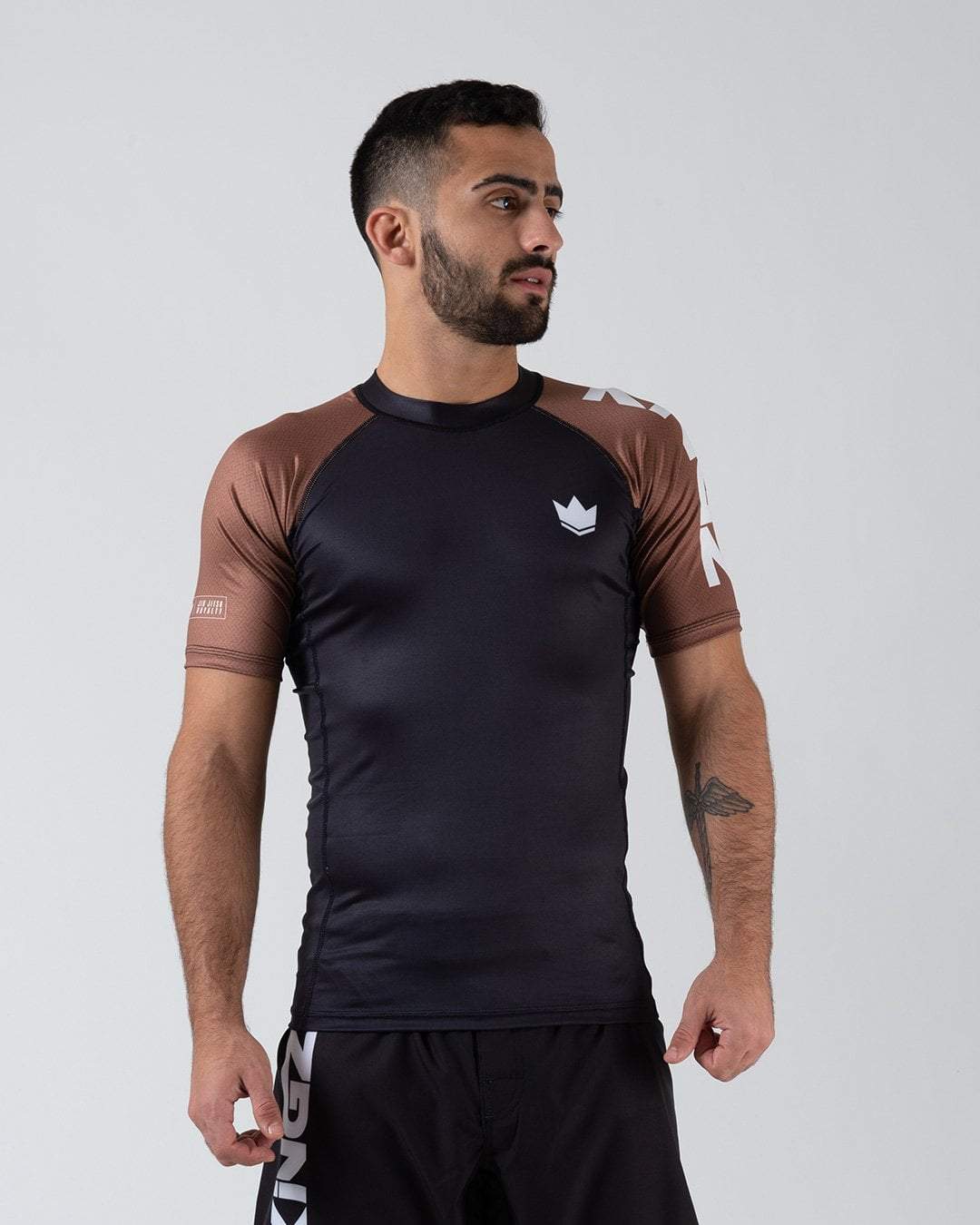 Kingz Relentless S/S BJJ Rash Guard Noir