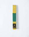 Gold Label V2 BJJ Belts - Yellow/Green