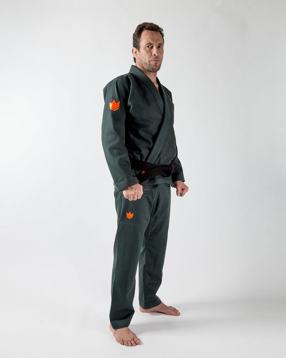 The ONE Jiu Jitsu Gi - Forest Green - FREE White Belt
