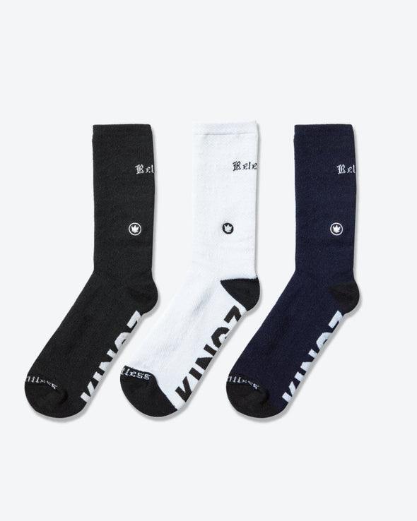 Relentless Socks - 3 Pack