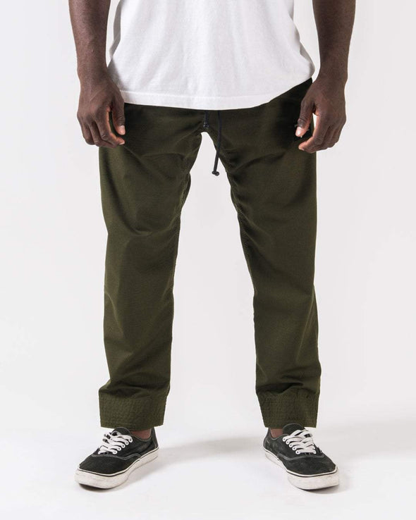 Pantalon Gi décontracté Rip Stop - Vert militaire