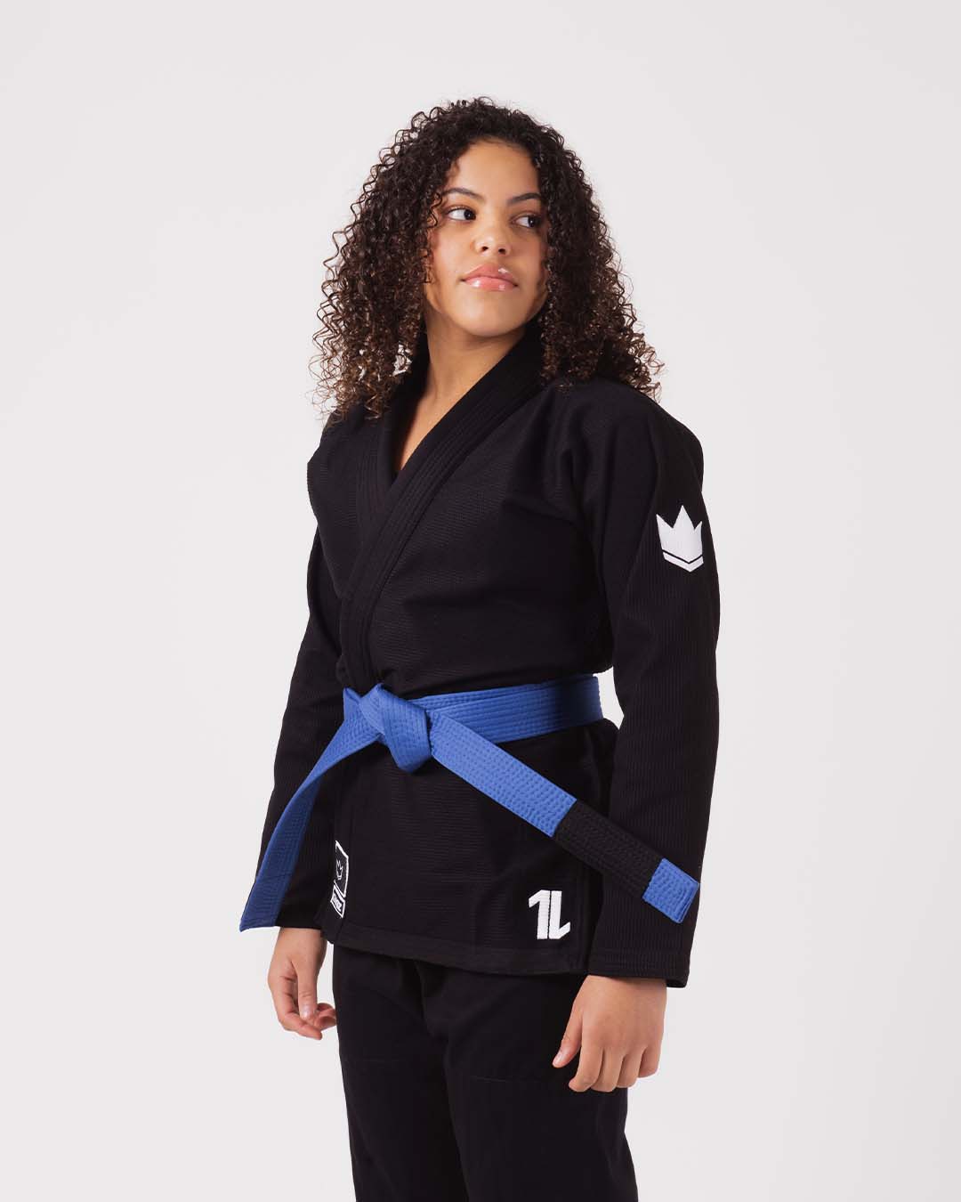 The ONE Kids Jiu Jitsu Gi Noir Ceinture blanche GRATUITE KingzKimonos